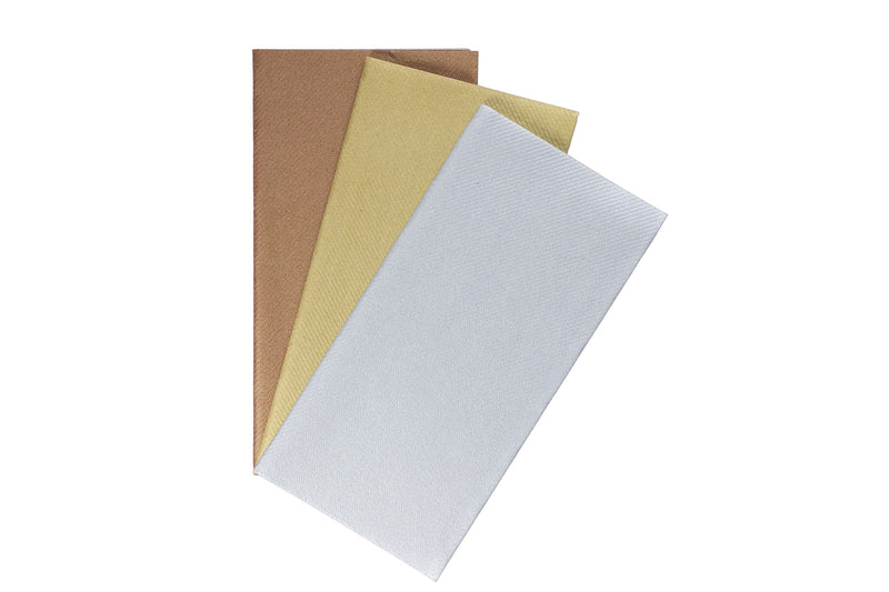 [Australia - AusPower] - SimuLinen Colored Disposable Dinner Napkins – Decorative, Linen-Feel, Elegant & Cloth-Like – COPPER - Absorbent & Durable - Weddings, Parties and Holidays! – Perfect Size: 16"x16" Box of 50 