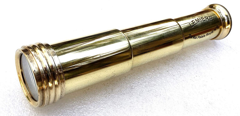 [Australia - AusPower] - ALADEAN Pirate Spyglass Gift for Boys Girls & Kids Captain's Brass Telescope | 7" Scout Scope - Birthday Gift Baptism Confirmation Educational Toy (Lemiere Du Roi- Palais Royal) 