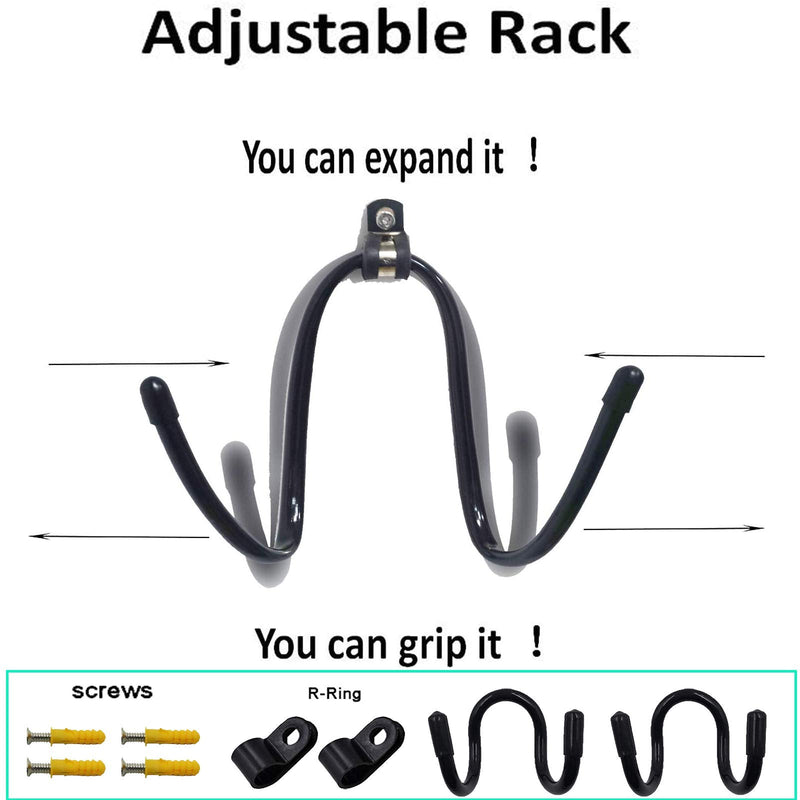 [Australia - AusPower] - Pack of 2, Universal Keyboard and Mouse Organizer Wall Rack Wall Mount Wall Clip Wall Hanger Wall Display Storage Holder - No Keyboard No Mouse - No Falling 