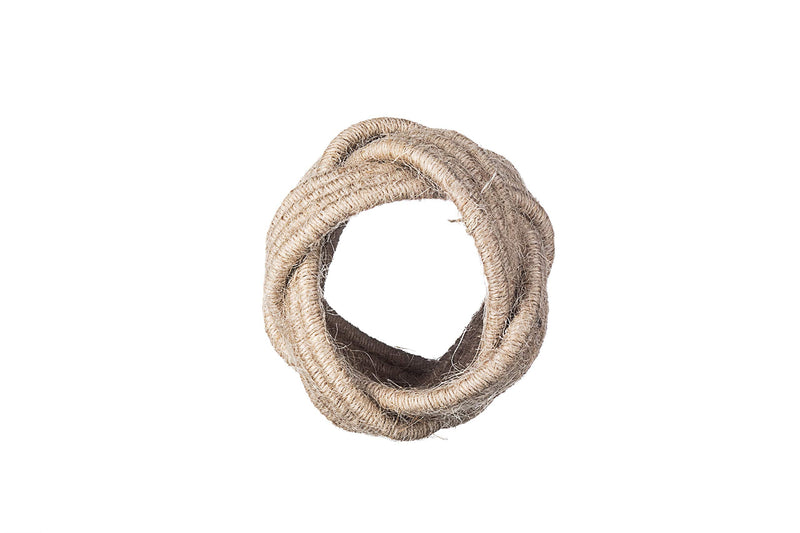 [Australia - AusPower] - CMEI Nautical Coastal Jute Burlap Napkin Rings Set of 6, Beach Napkin Holders, Napkin Rings Bulk for Party Decoration, Dining Table, Family Gatherings - A Great Tabletop Décor (Natural) Natural 