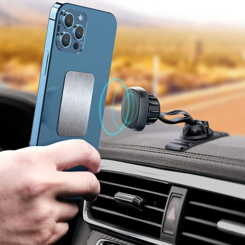 [Australia - AusPower] - eSamcore Phone Holder for Car - Magnetic Car Phone Mount for Vehicle Dashboard, [Double 360 Adjustable Stand] Cell Phone Automobile Cradles with Strong Magnets for iPhone Samsung Galaxy Mobile Phone 
