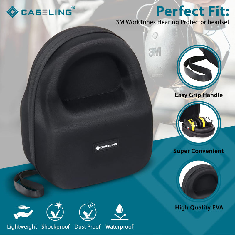 [Australia - AusPower] - caseling Hard Case Fits 3M WorkTunes Connect Hearing Protector (case only) 