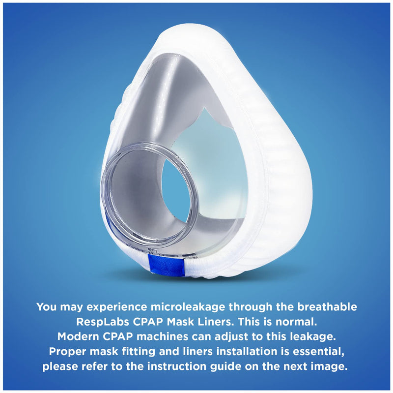 [Australia - AusPower] - resplabs CPAP Mask Liners - Compatible with ResMed AirFit F20 Masks, Large - Reusable, Washable Cushion Covers - 4 Liner Pack F20, Large - 4 Pack 