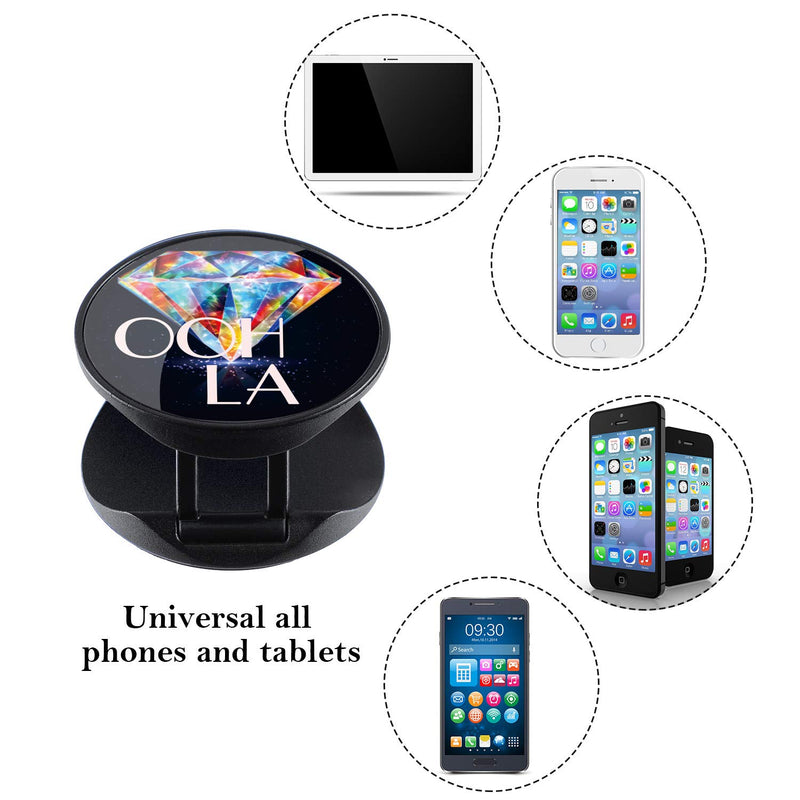 [Australia - AusPower] - 6 Pieces Valentines Cell Phone Finger Stand Holder Foldable Expanding Stand Holder Women Lip Phone Grip Socket Holder Kickstand Grip for Smartphone and Tablets 