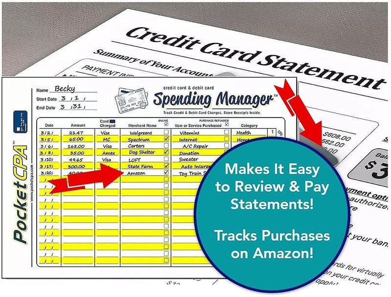 [Australia - AusPower] - Credit Card Spending Envelopes. Large Envelopes with Ledger to Record & Track Purchases. Stores Receipts. Matches Receipts & Purchases to Charges on Monthly Statements. Budget Organizer. 12/Pack. 