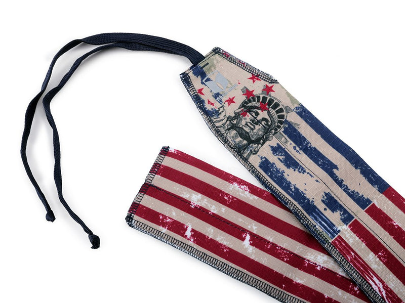 [Australia - AusPower] - Tough Mode Apparel Crossfit Strength Wrist Wraps Lifting Training Support Workout Bodybuilding American Flag 