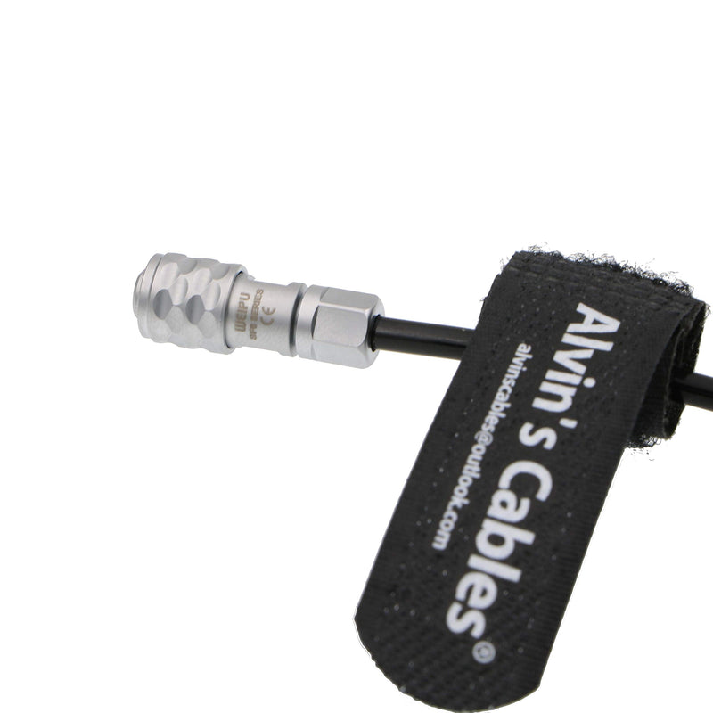 [Australia - AusPower] - Alvin's Cables Power Cable for BMPCC4K BMPCC 4K Blackmagic Pocket Cinema Camera 4K WEIPU 2 Pin Female to DC Right Angle Coiled Cable Right Angle DC Coiled Cable 1 