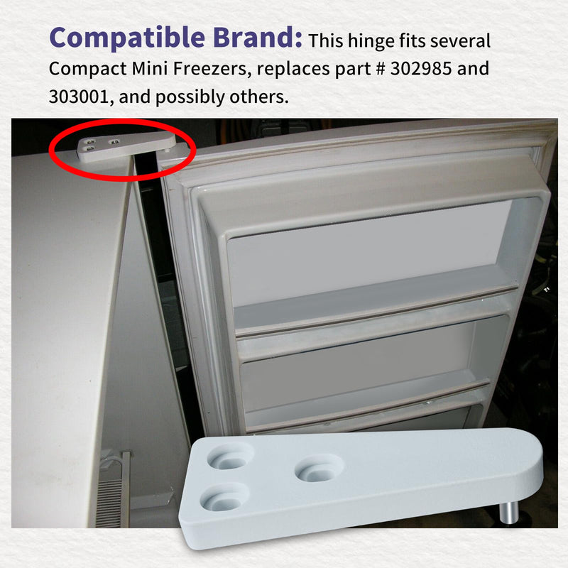 [Australia - AusPower] - Vsttar 302985 & 303001 Mini Compact Freezer Top Hinge Compatible with Kenmore Maytag Frigidaire Sanyo 