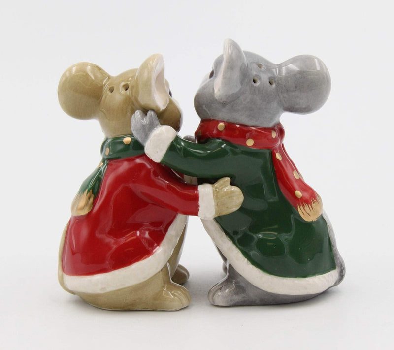 [Australia - AusPower] - Cosmos Gifts Christmas Mouse Couple S/P Salt and Pepper Set, Multicolored 
