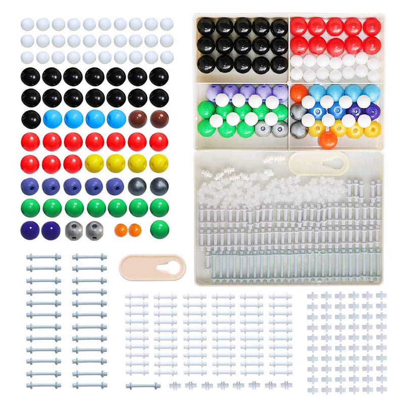 [Australia - AusPower] - LINKTOR Chemistry Molecular Model Kit (239 Pieces), Student or Teacher Set for Organic and Inorganic Chemistry Learning, Motivate Enthusiasm for Learning and Raising Space Imagination 240pcs Kit 