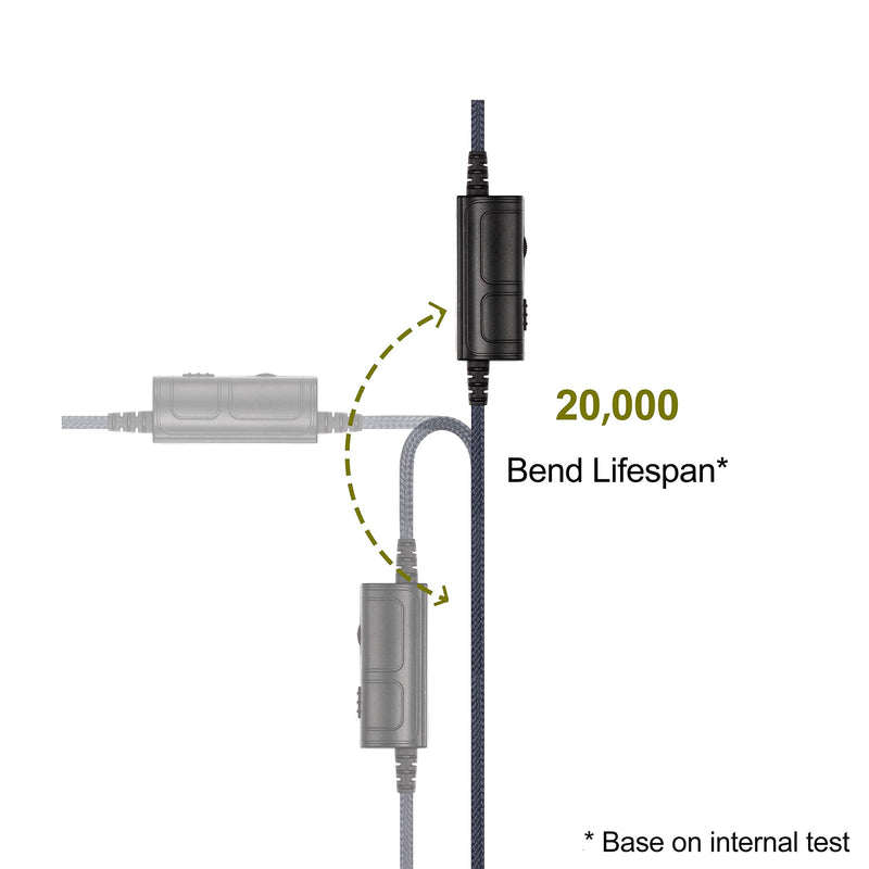 [Australia - AusPower] - Cable Boom Microphone - Volume Control for Playstation PS4 or Xbox One Controller, PC - Boompro Gaming Mic Compatible with Audio Technica ATH-M50x, ATH-M40x, ATH-M70x Headphones(150CM) For-ATH-M40/50/70X 
