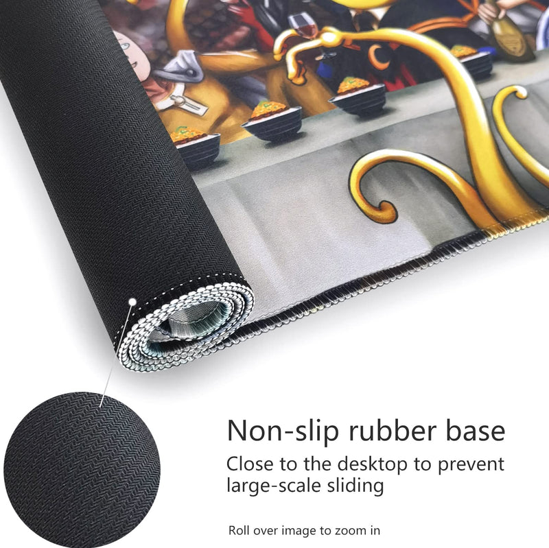 [Australia - AusPower] - Anime Character Mouse Pad for Computer - Anime Character Collection Saitama Eren Jaeger Gaming Large Mouse Pad Non Slip Rubber Mat, Desktop PC Laptop Office Big Mouse Pad 31.5x11.8x0.12inch 31.5in x 11.8in, Anime Character Collection 