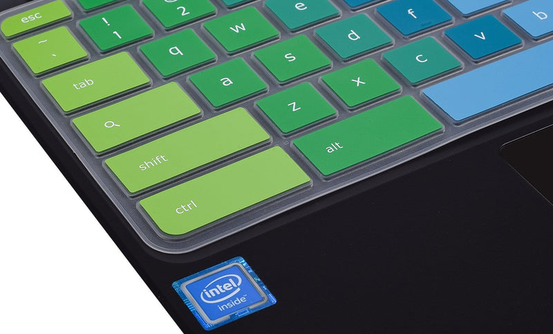 [Australia - AusPower] - Colorful Keyboard Cover for Acer Chromebook Spin 11 311 C733 CP311 511 512/Chromebook 11 CB3-131 CB3-132 CP311 C738T CB5-132T/Chromebook Spin 713 CP713 R13 CB5-312T/Acer Chromebook 14 15.6", Rainbow 