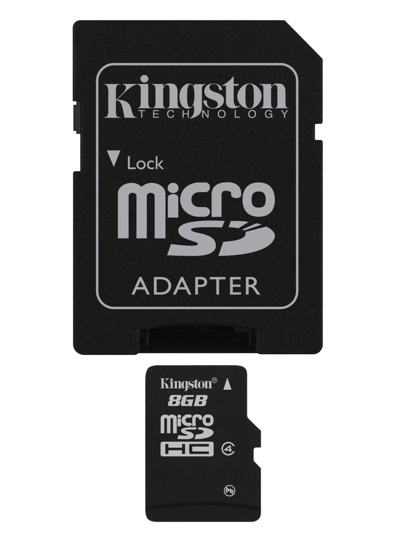 [Australia - AusPower] - Kingston 8 GB microSDHC Class 4 Flash Memory Card SDC4/8GB,Black 