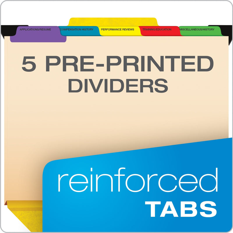 [Australia - AusPower] - Pendaflex SER2YEL Personnel Folders, 1/3 Cut Hanging Top Tab, Letter, Yellow 