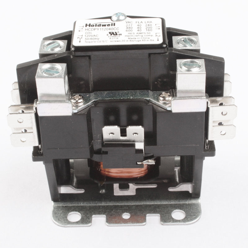 [Australia - AusPower] - Holdwell 45GG10AFA 1 Pole Normally Open Double Make with shunt 40 Amp 120V Coil Definite Purpose Air Conditioner Contactor 