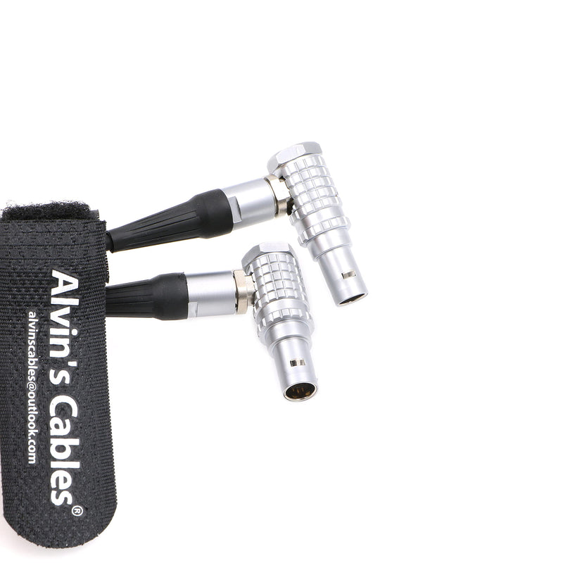 [Australia - AusPower] - Alvin's Cables TIME Code Coiled Cable for Sound Devices ZAXCOM DENECKE XL-LL Roll Right Angle 5 Pin Male to Male double Right Angle 5 pin 