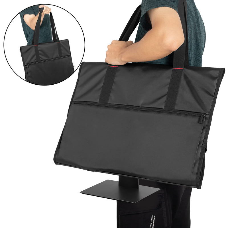 [Australia - AusPower] - Trunab Carrying Bag for 24" LCD Screens and Monitors, With Padded Velvet Lining, Protective Monitor Travel Case Compatible With 24’’ Monitor and Accessories, Black 