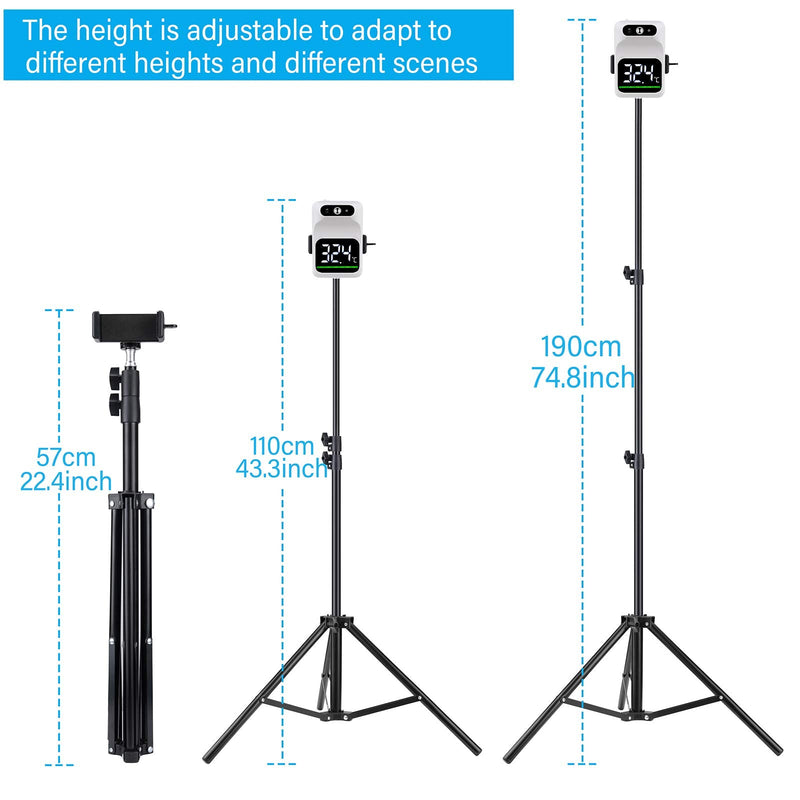 [Australia - AusPower] - Thermometer Stand Compatible with Gorilla Gadgets, SOiOS, AGZ Thermometers, etc. Foldable and Adjustable Stand, Threaded +E Type Dual Design 