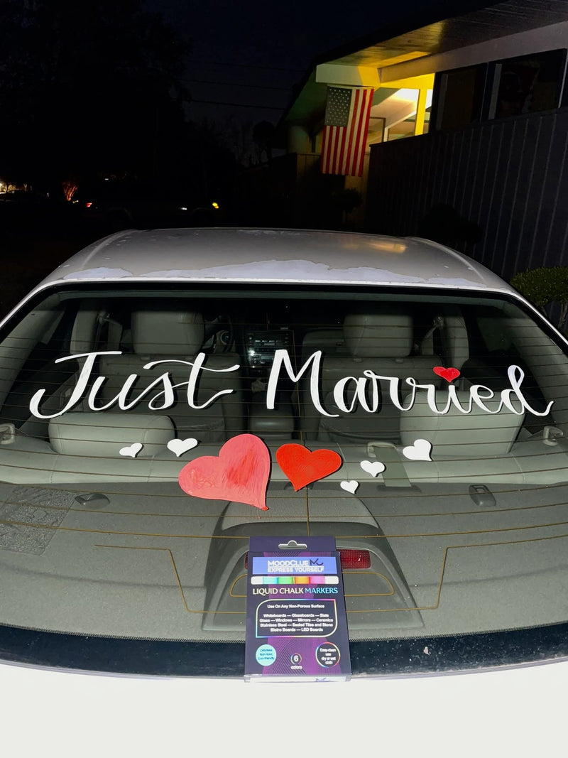 [Australia - AusPower] - Perfect for whiteboards, glass boards, most chalkboards, windows, mirrors, car windshields. 6 neon liquid chalk markers. Washable, non-toxic, odorless. Wet or dry erase. Reversible tip. Many uses. 