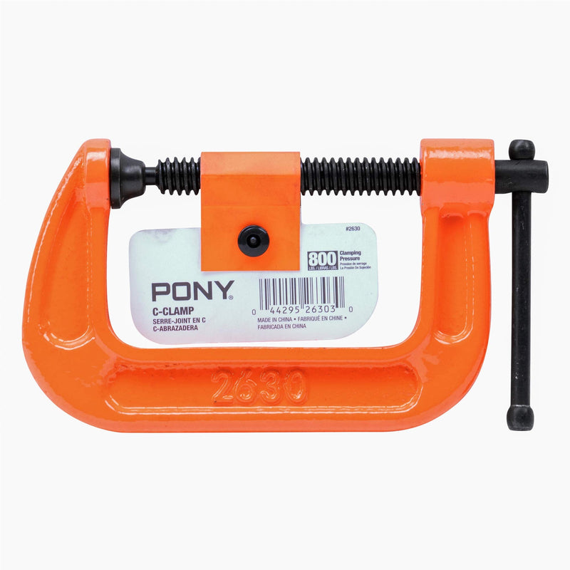 [Australia - AusPower] - Pony Jorgensen 2630 3-Inch C-Clamp, Orange 