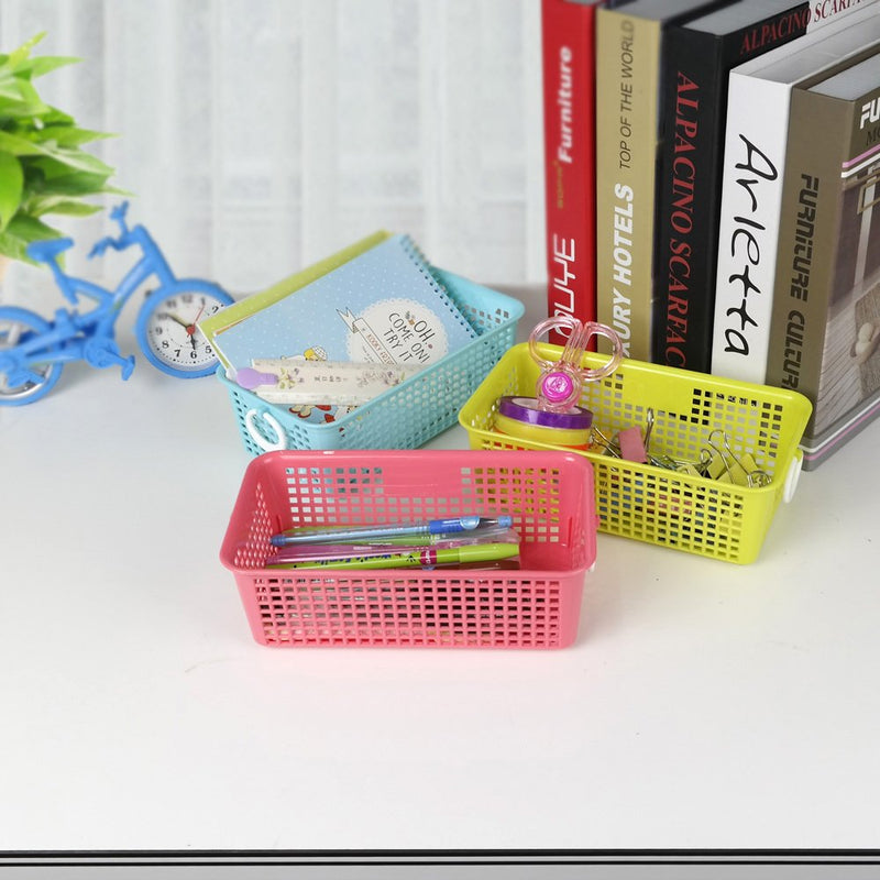 [Australia - AusPower] - Kekow Plastic Countertop Storage Baskets Organizer, Pack of 6 