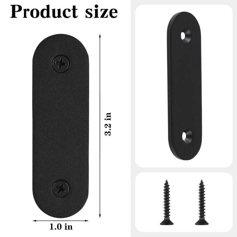 [Australia - AusPower] - Doorbell Cover Plate, Metal Doorbell Blanking Plate Cover, Doorbell Button Cover Chime Guard Plate, Doorbell Faceplate Hole Cover for Wall Outside, Weather Resistant, Aesthetic Decoration - Black 