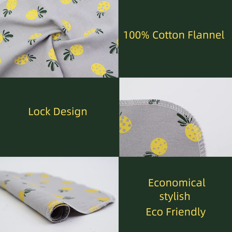 [Australia - AusPower] - Paperless Towels Roll Washable 100% Cotton Cloth, Reusable Paper Towels - 25 Pack with Durable Cardboard Roll - 10" X 10" Zero Waste Reusable Napkins Eco Friendly Paperless Paper Towels 