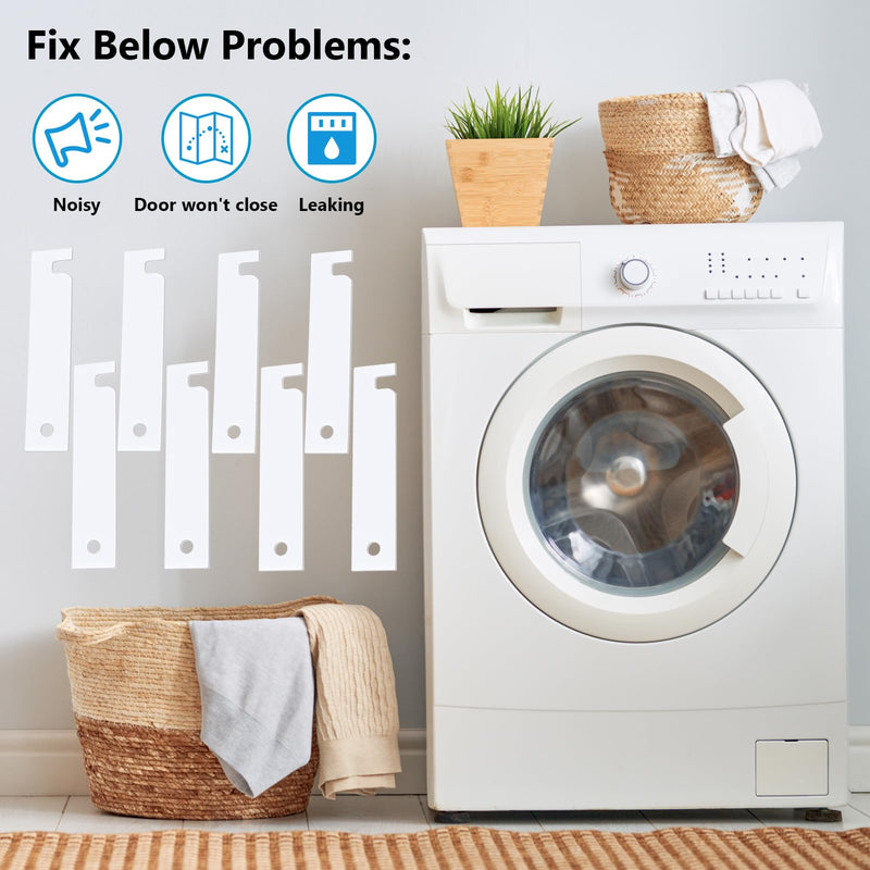 [Australia - AusPower] - 8PCS WE3M51 WE3M52 Clothes Dryer Teflon and Nylon Drum Bearing Slide Replacement Kitï¼ŒReplaces AP2041852, PS266747, AP5645214,AP5330786, 2216425, AH3505464, EA3505464 Item Package Quantity: 8 