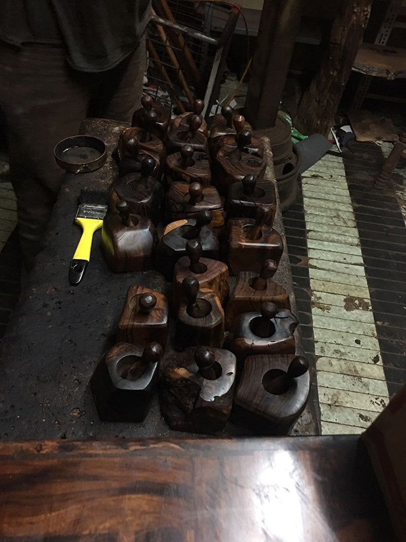[Australia - AusPower] - Wood Pepper Grinder – Kitchen Ironwood Wooden Mill, Size: Length - 4 inches, Width - 3.5 inches, Height - 4.5 inches. 