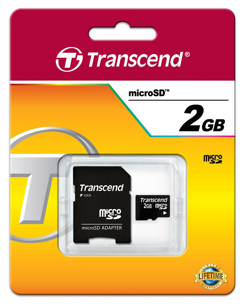 [Australia - AusPower] - Transcend 2 GB microSD Flash Memory Card TS2GUSD 