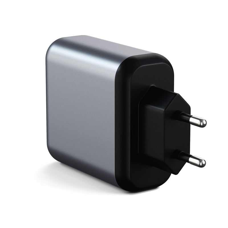 [Australia - AusPower] - Satechi 30W Dual-Port Wall Charger Adapter with USB-C PD & USB 3.0 Port - Compatible with 2019 iPad, 2018 iPad Pro, 2018 MacBook Air, iPhone 11 Pro Max/11 Pro/11 (EU) EU 