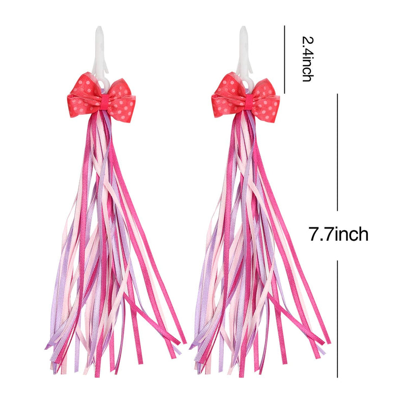[Australia - AusPower] - Little World Kids Scooter Basket, Front Handlebar Scooter Accessories with 1 Pair Streamers and Bike Bell for Girls and Boys, Basket for Scooter Kids, Pink 