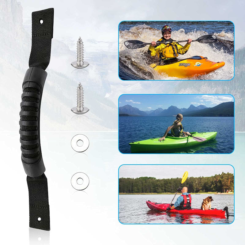 [Australia - AusPower] - Shewmanzi Apparel Kayak Carry Handles,1 Pair Worldwood Durable Canoe Boat Handle Replacement Accessory Kit for Kayaks Suitcase Luggage 
