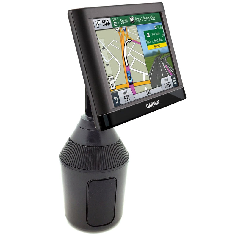[Australia - AusPower] - AccessoryBasics Low Profile Drinks Cup Holder Mount for Garmin Nuvi Drive DriveSmart 42 52 52LM 54 54LM 55 55LM 55LMT 56 57 57LM 58 58LM 60 61 2577LT 2597LM 2597LMT 2558LMTHD 2598LMTHD GPS 