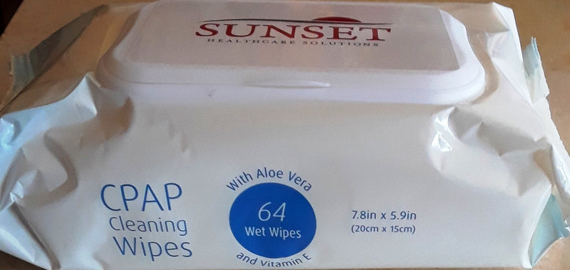 [Australia - AusPower] - Sunset Healthcare CPAP Mask Cleaning Wipes in Soft Pack 