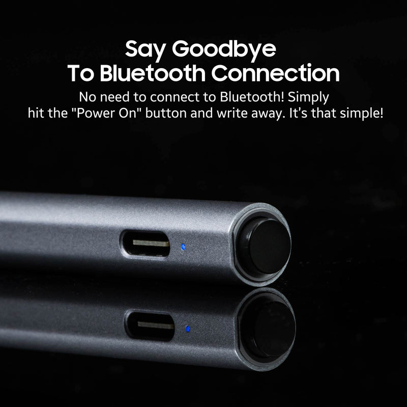 [Australia - AusPower] - Adonit Neo, Magnetically Attachable Stylus Pen for iPad with Palm Rejection, Active Digital Pencil, Compatible with iPad Air 4th/3rd, iPad Mini 6/5th, iPad 9/8/7/6th, iPad Pro 11/12.9" - Matte Silver 