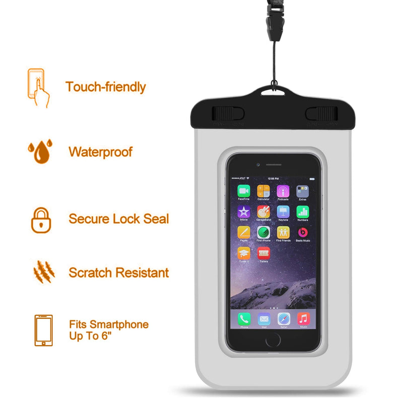 [Australia - AusPower] - Unigear Dry Bag Waterproof, Floating and Lightweight Bags for Kayaking, Boating, Fishing, Swimming and Camping with Waterproof Phone Case Army Green 2L 