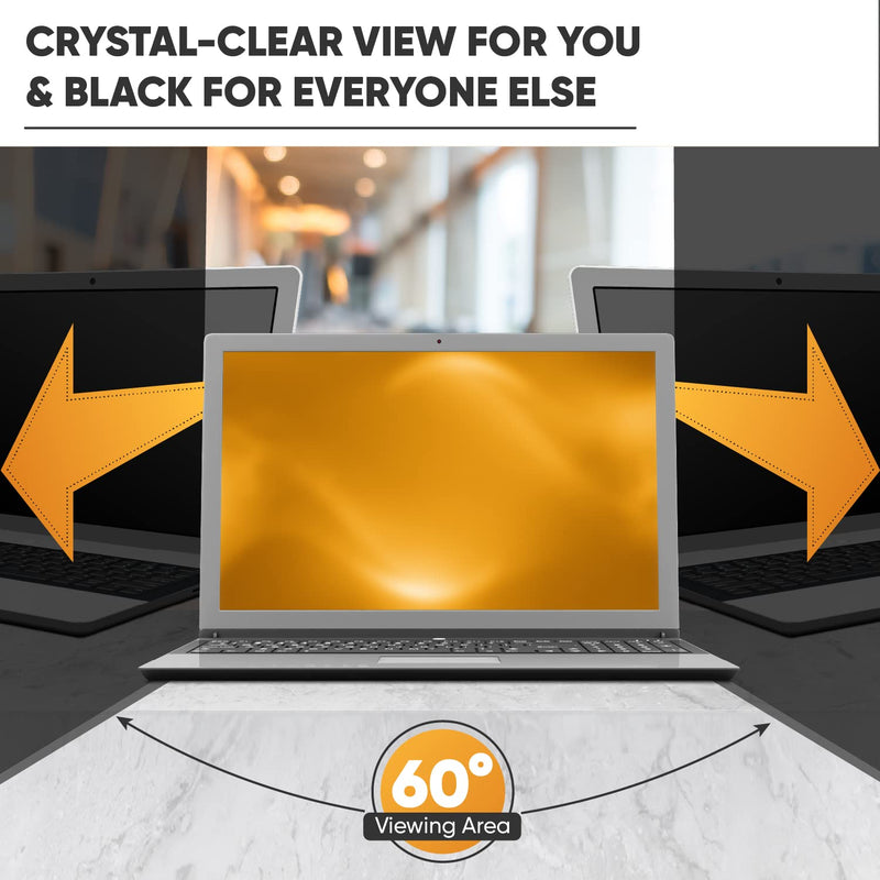 [Australia - AusPower] - Laptop Privacy Screen 15.6 inch - Our Privacy Screen Laptop Fits 15.6 inch Screens 16:9 Ratio - Protect Your Private Information While at Work or in Public  - Anti Glare Screen Protector 15.6 Inch Screen 