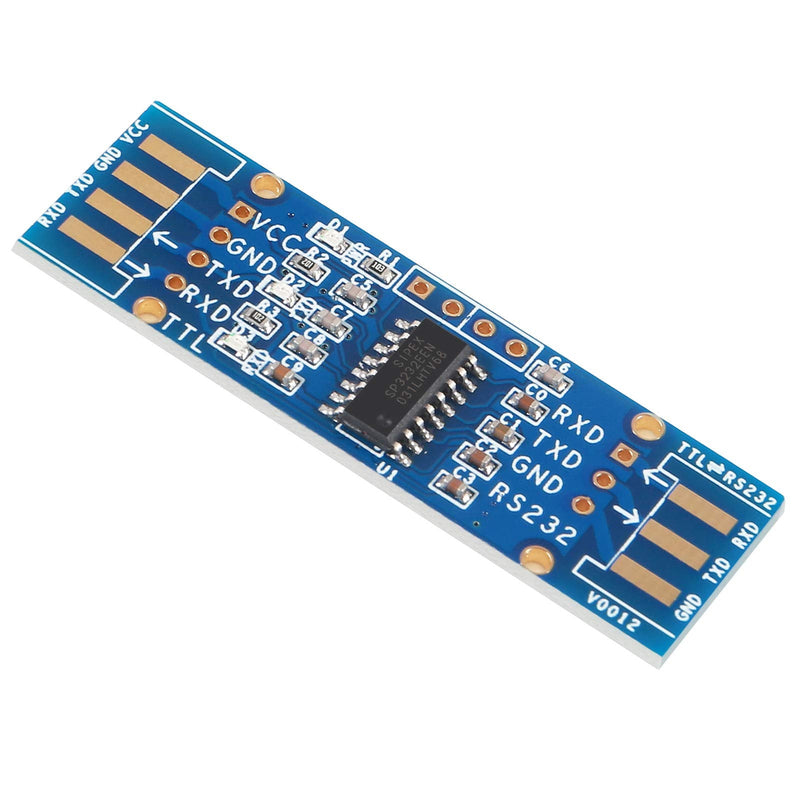 [Australia - AusPower] - 3pcs TTL to RS232 Module TTL RS232 Mutual Conversion Module Serial Level Conversion to SP232 for MCU, ARM, FPGA, for Arduino TTL Serial Port communicates with RS232 Level Device 