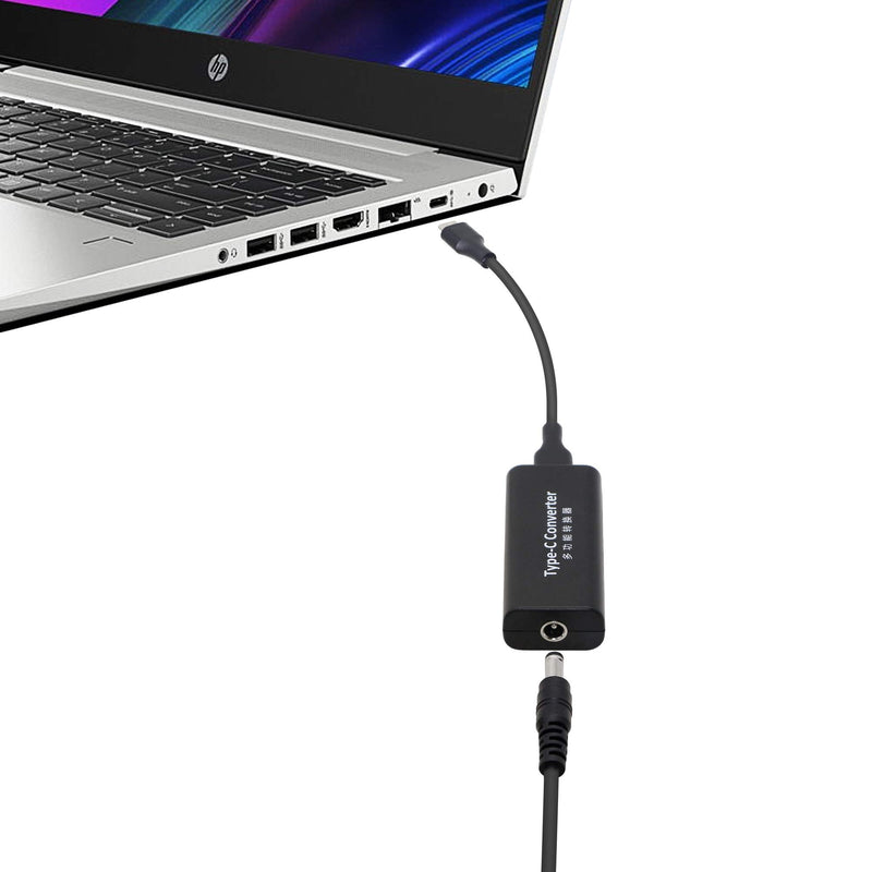 [Australia - AusPower] - CERRXIAN 45W PD USB Type C to DC 5.5 x 2.1 mm Female Charging Adapter Cable for MacBook, Dell XPS, Galaxy, Other Devices with USB-C Port(5521s) 