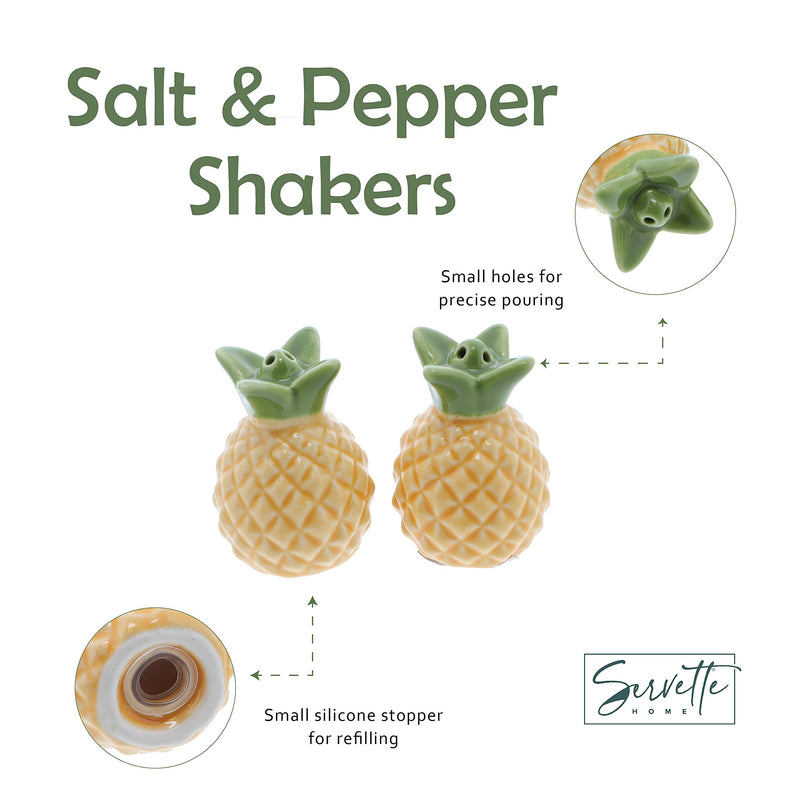 [Australia - AusPower] - Novelty Salt and Pepper Shaker Set for the Kitchen Collector - Pineapple 