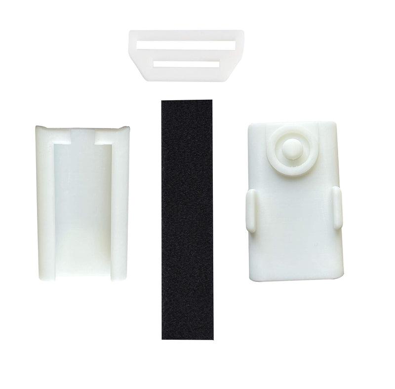 [Australia - AusPower] - Adapter Kit for Oculus Quest 1 Gen to Connect with Vive Deluxe Audio Strap-3D Printed-Durable (White) White 