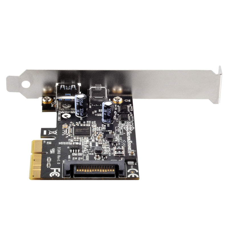 [Australia - AusPower] - SilverStone Technology USB 3.1 External Type A & Type C Pci-E Card ECU03 Components Other 