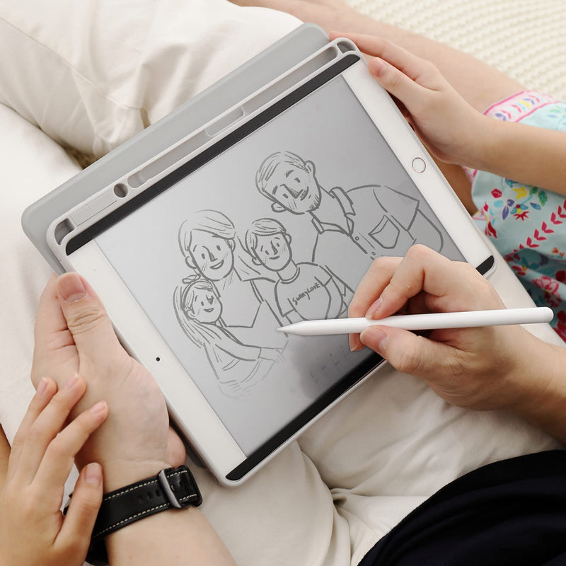 [Australia - AusPower] - Novaplus A5 Stylus Pen for iPad, Magnetic Design, Palm Rejection. Precise Writing/Drawing. 120mAh. Compatible with iPad 6-9th/iPad Mini 6/iPad Air 3-5th Gen. White 