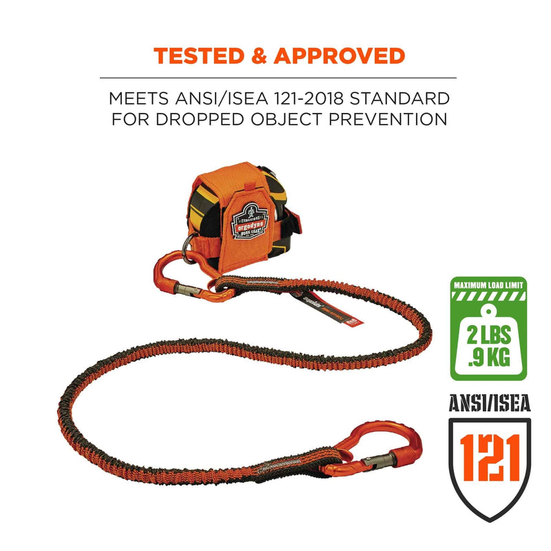[Australia - AusPower] - Ergodyne - 19770 Squids 3770 Tape Measure Holder, Orange 
