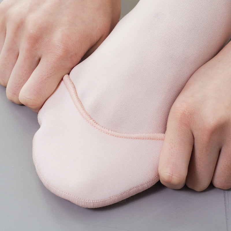 [Australia - AusPower] - DANCEYOU Ballet Dance Toe Pads Soft Silicone Gel Toe Covers High Heels Toe Caps for Women Girl Pointe Shoes, 2 Styles Small Thin-nude 