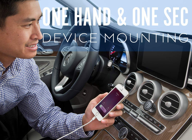 [Australia - AusPower] - Universal Car Phone Mount Magnetic - All-Metal Car Mount for Smartphone & GPS - Cell Phone Holder for Car Dashboard. +100 to Safeness & Comfort 