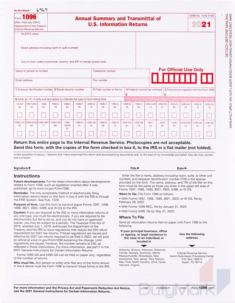 [Australia - AusPower] - 1099 NEC Tax Forms 2021,and 25 Self-Seal Envelopes, 25 4 Part Laser Tax Forms Kit Pack of Federal/State Copy's, 1096's –Great for QuickBooks and Accounting Software, 2021 1099-NEC, 25 Pack 
