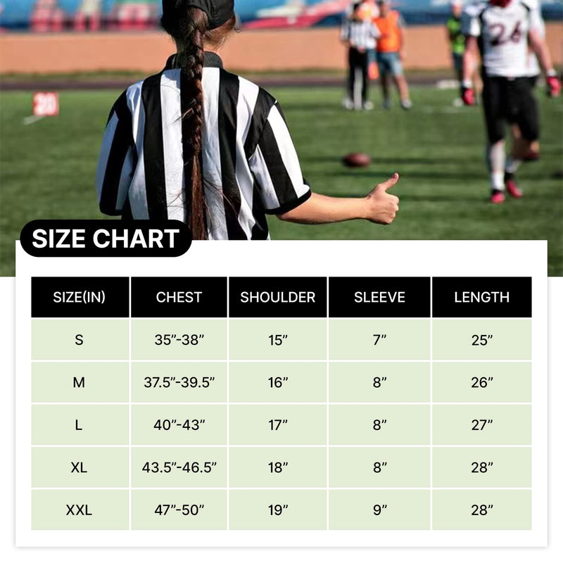 [Australia - AusPower] - Thapower Women's Official Referee Shirt Black & White Stripe Ref Umpire Jersey Short Sleeve for Basketball Football Hockey Black & White-v Neck Large 